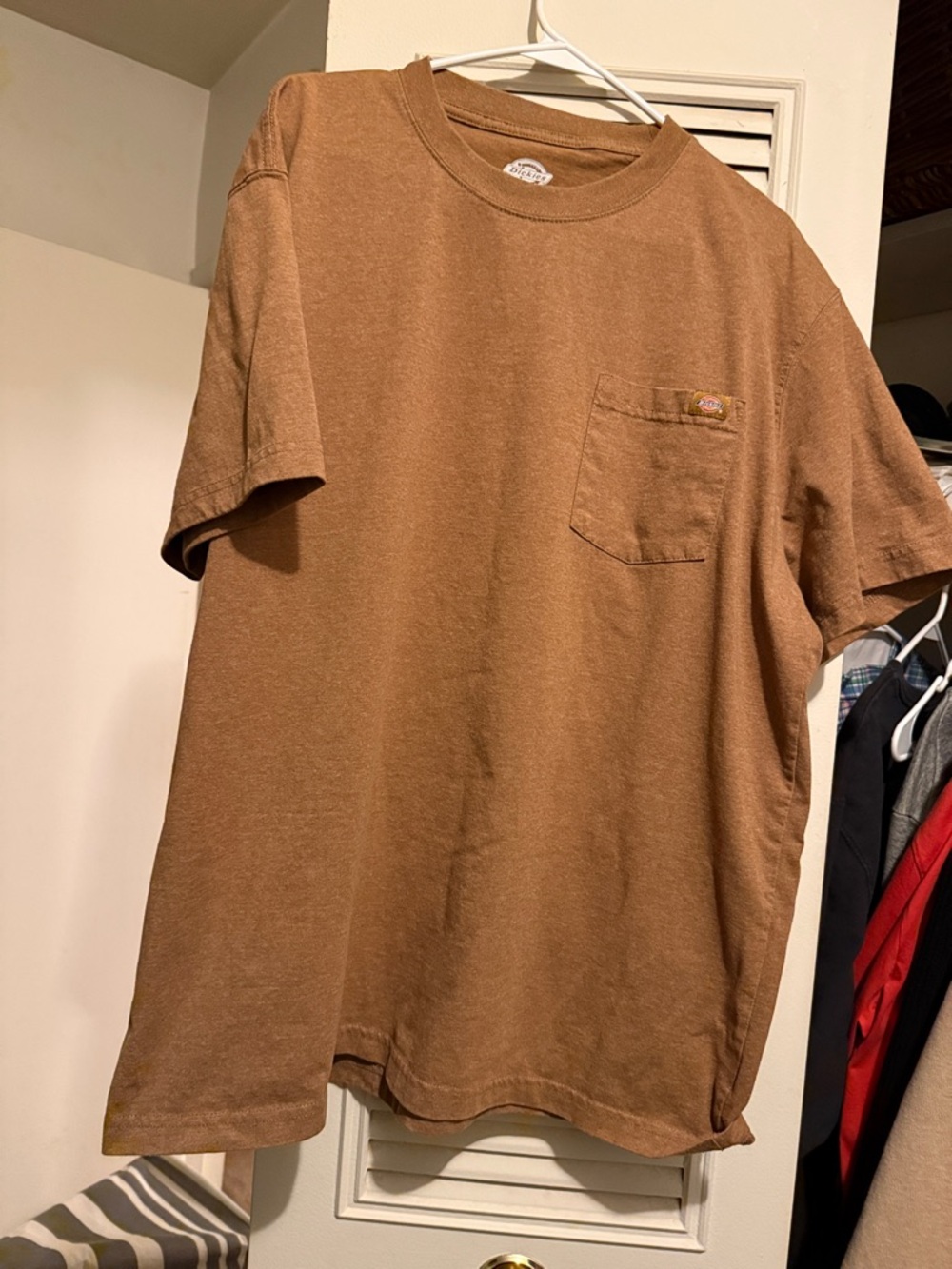 Dickies Brown Short Sleeve Pocket Tee